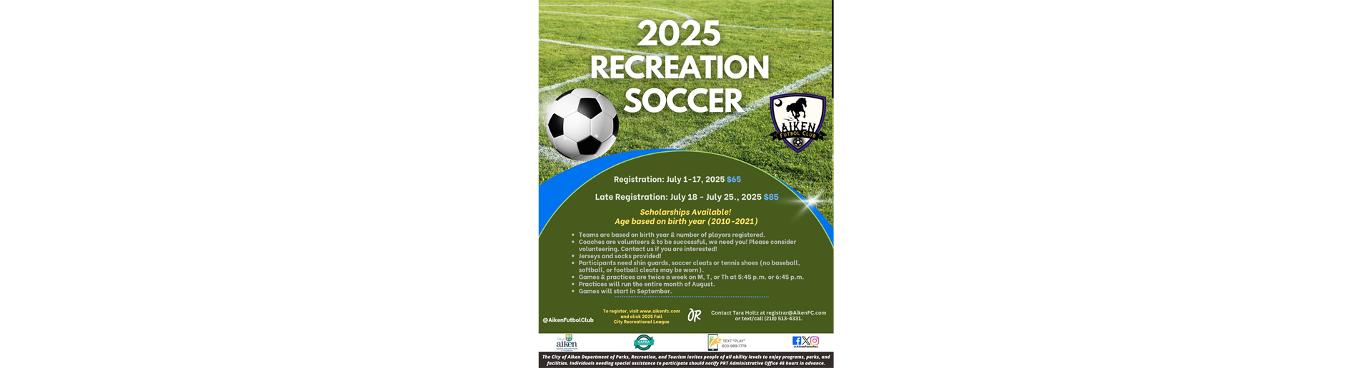 AFC 2025 Fall Recreation Soccer